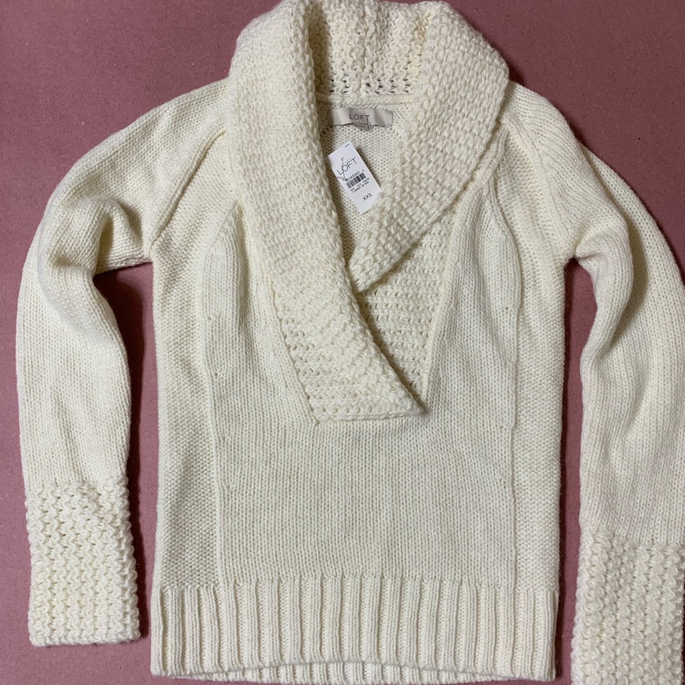 Cream Loft sweater